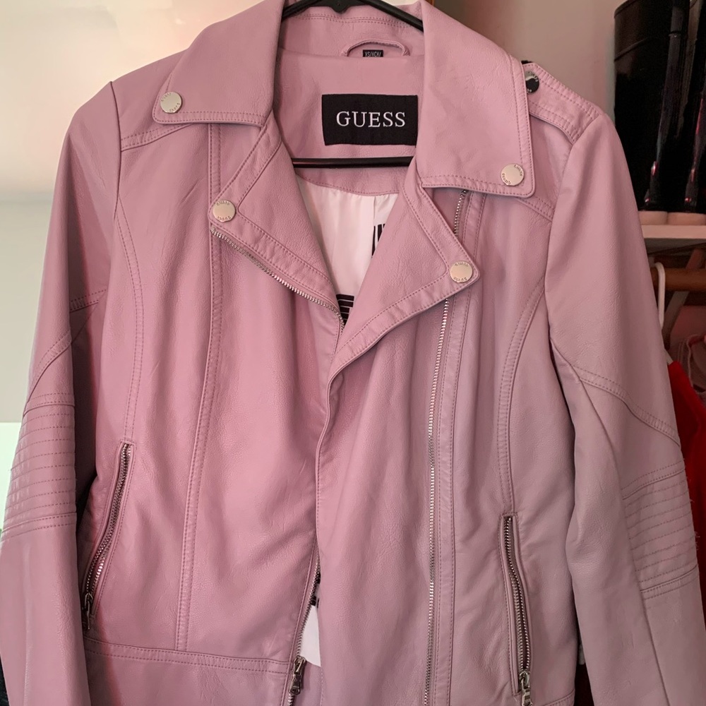 GUESS Leather Jacket - Picture 4 of 4